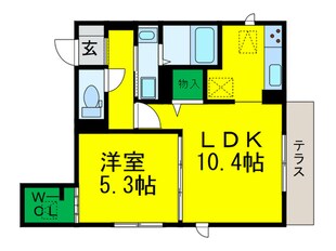 フローラ清水丘の物件間取画像